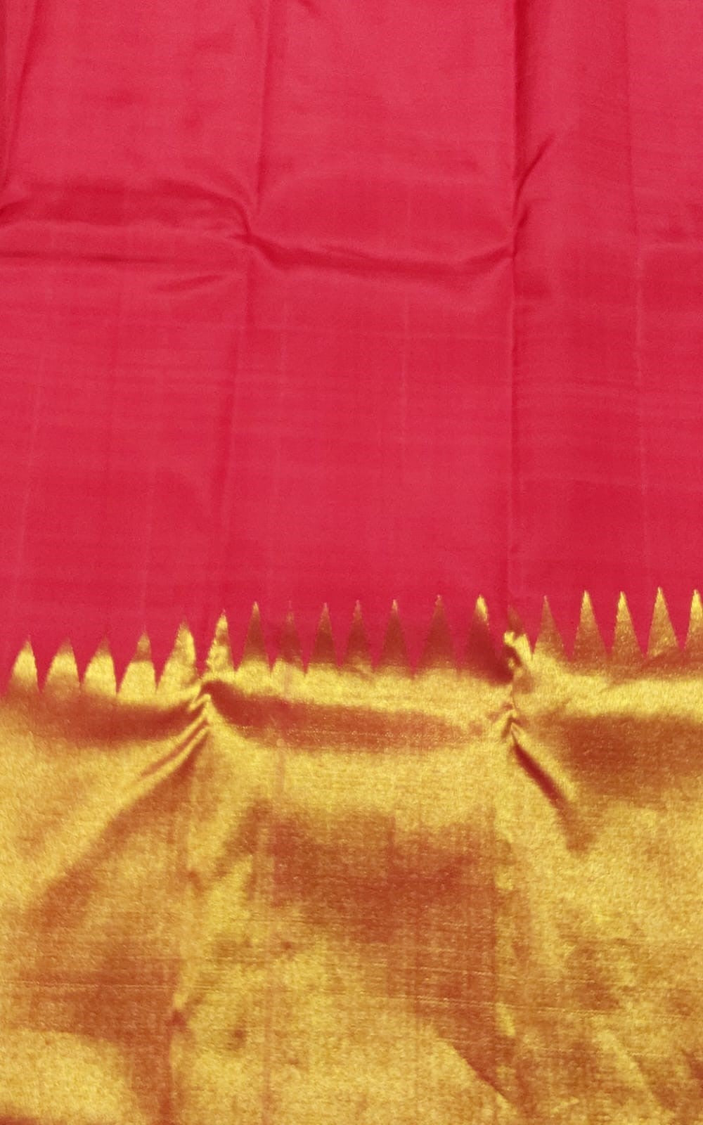 Red and Gold Kanchipuram Saree