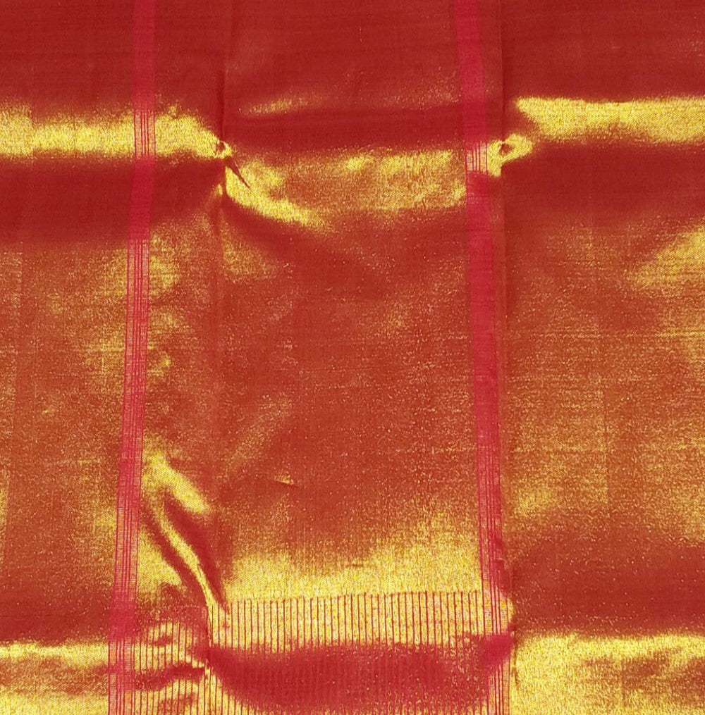 Red and Gold Kanchipuram Saree