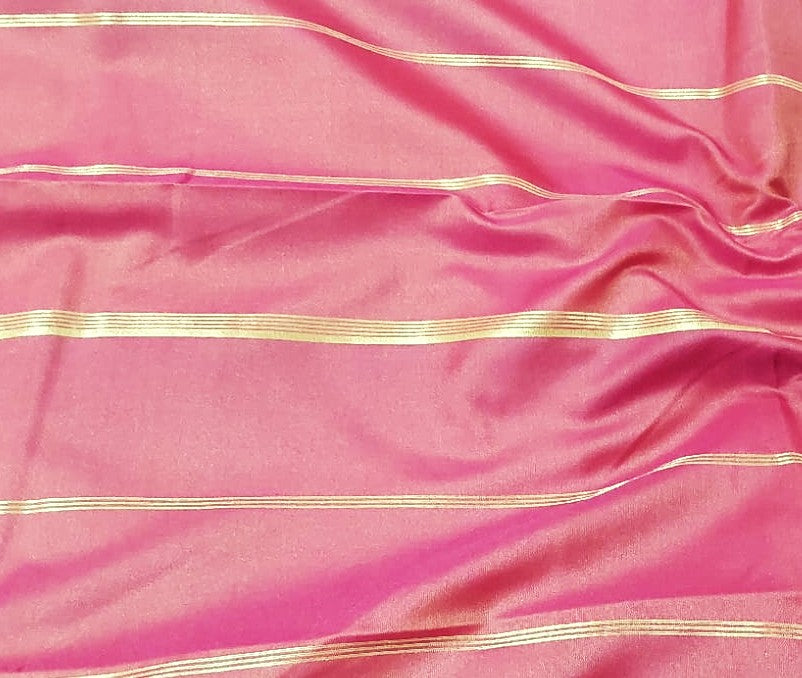 Mustard Yellow color Soft Silk Saree with maroon pink shade pallu
