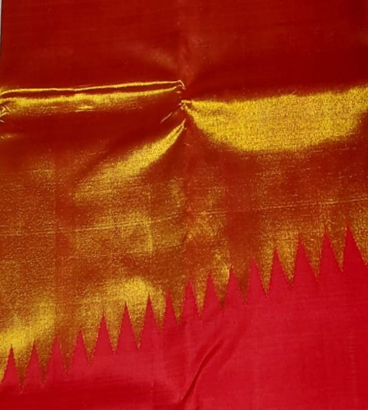 Red and Gold Kanchipuram Saree