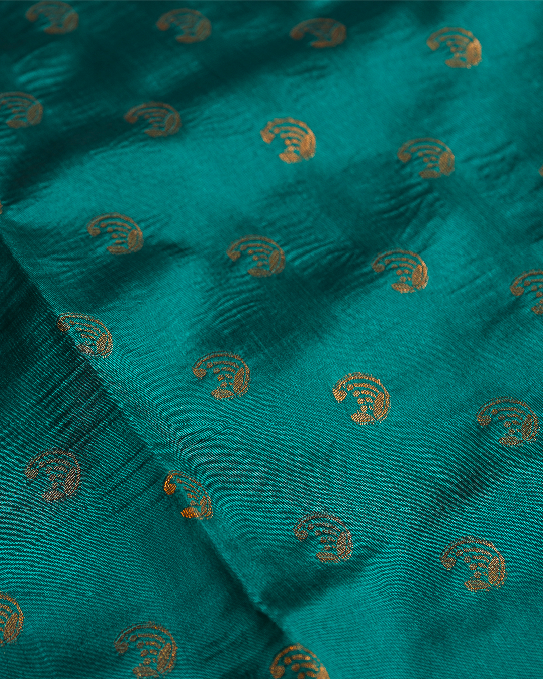 Beige Semi-Silk Saree with Contrast Dark Green Border