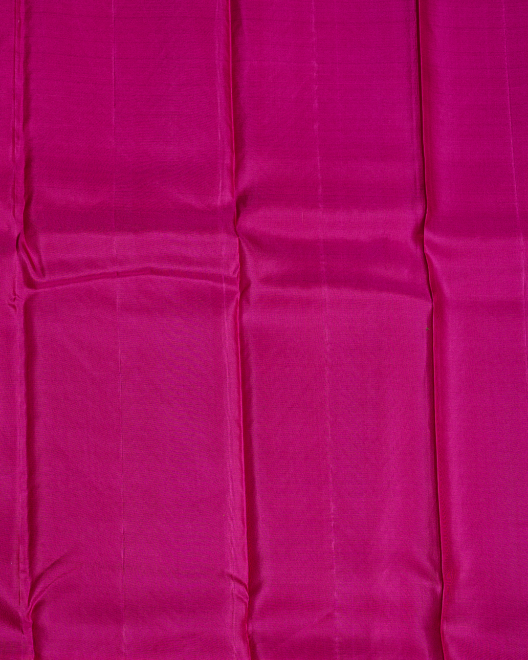 Green Jacquard Kanchipuram Saree with Contrast Pink Border