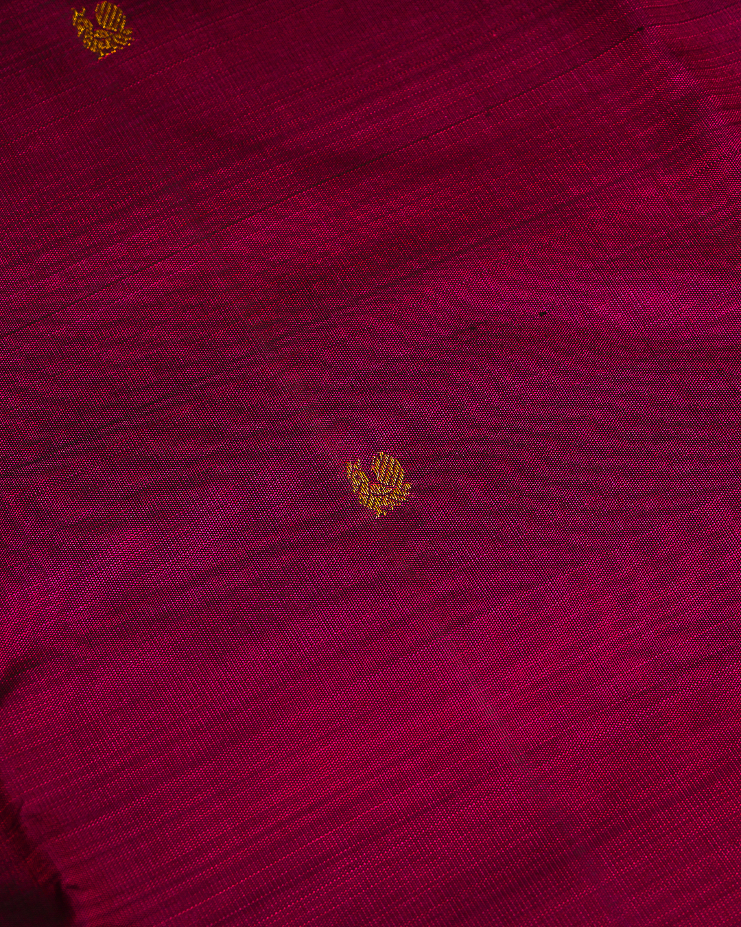 Magenta Maroon Jacquard Wedding Saree with Self Design and Grand Pallu