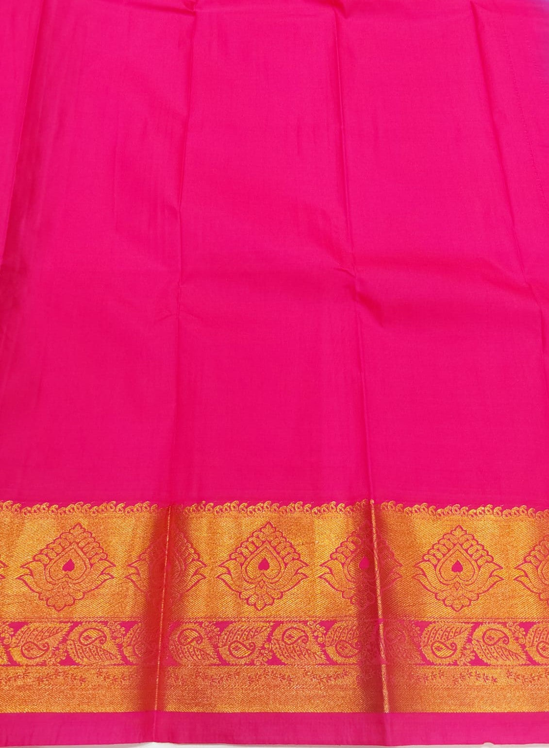 Pink with Maroon Semi-Silk Party Wear Saree