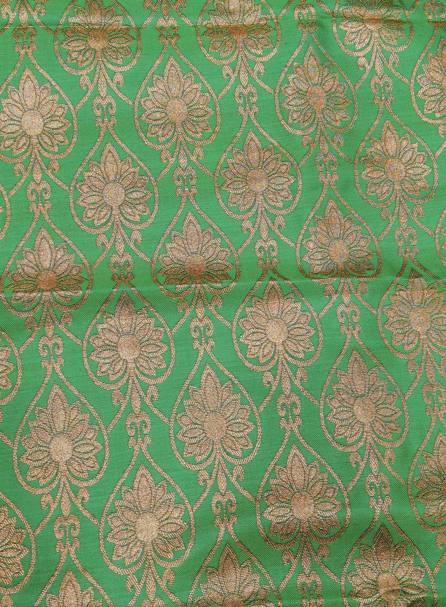 semi silk saree - violet with green